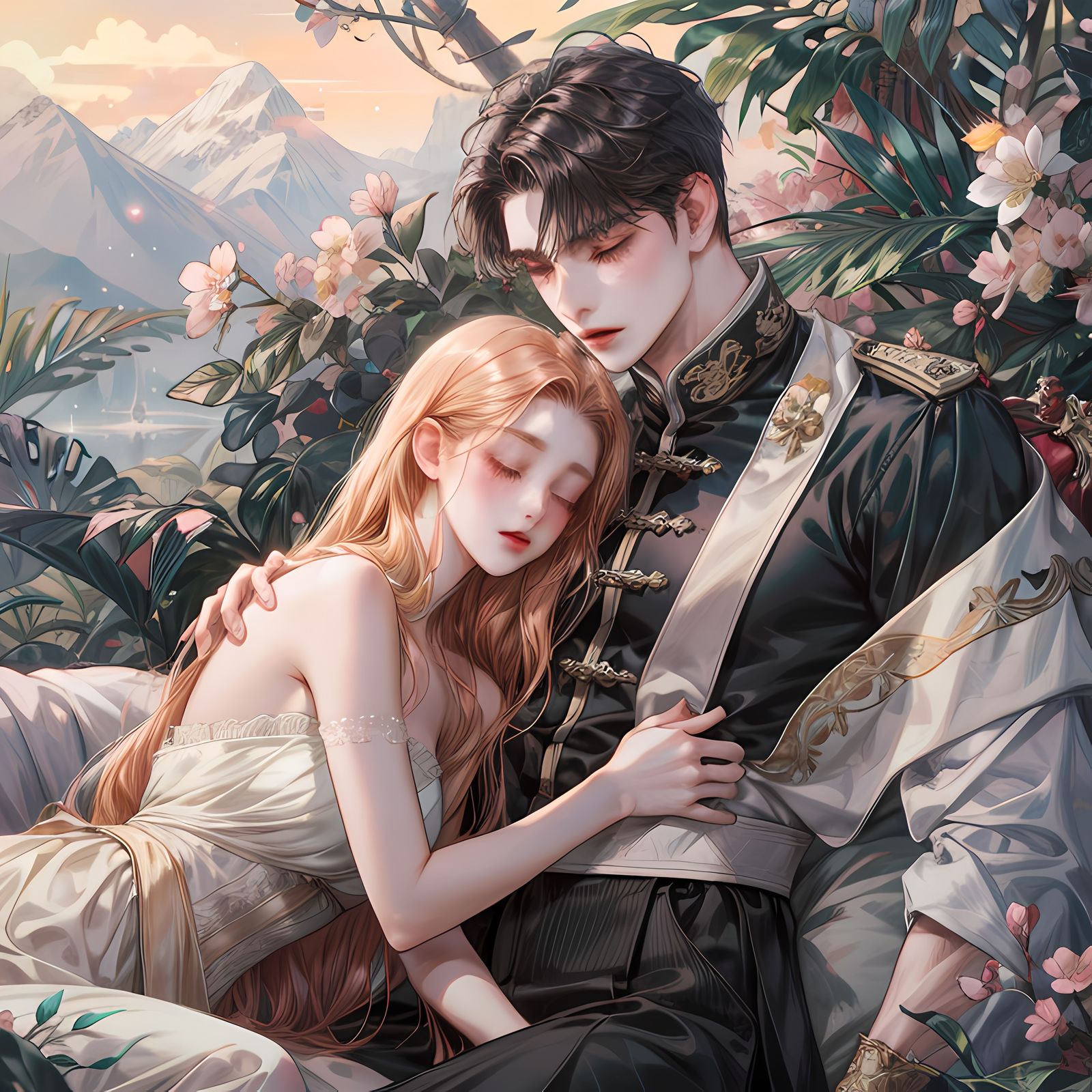 秘密花园插画图片壁纸