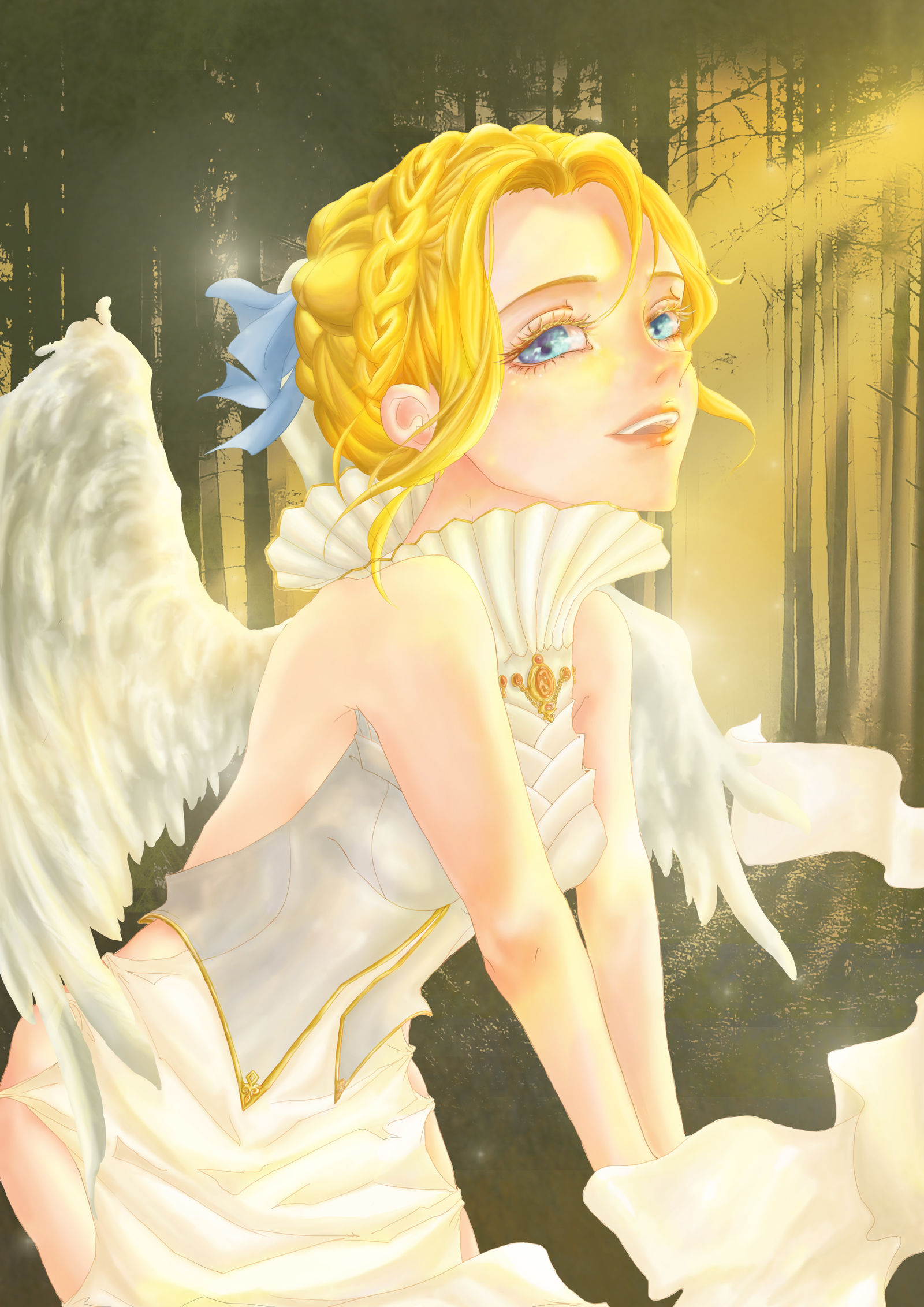 林中天使-天使少女