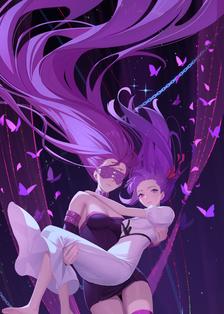 Medusa & Sakura插画图片壁纸