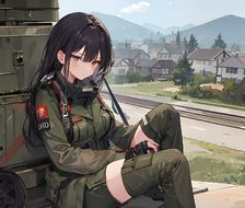 坦克-二次元军事少女