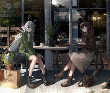 Cafe-illustrationgirl