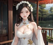 中国旗袍-2.5D写实胸器毕露