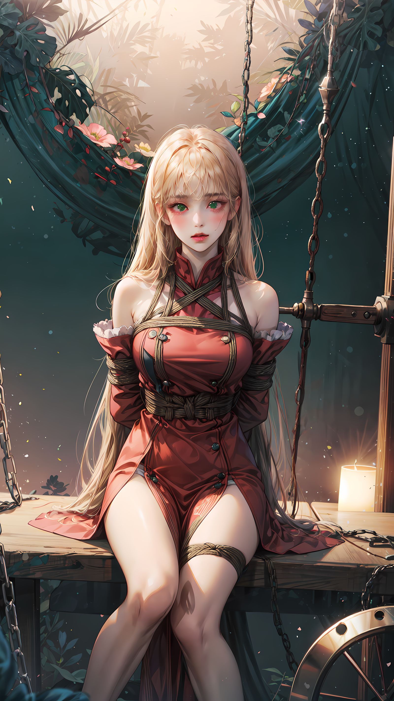 捆绑动漫图片😍插画图片壁纸