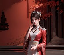 汉服新娘系列四-国风汉服美女