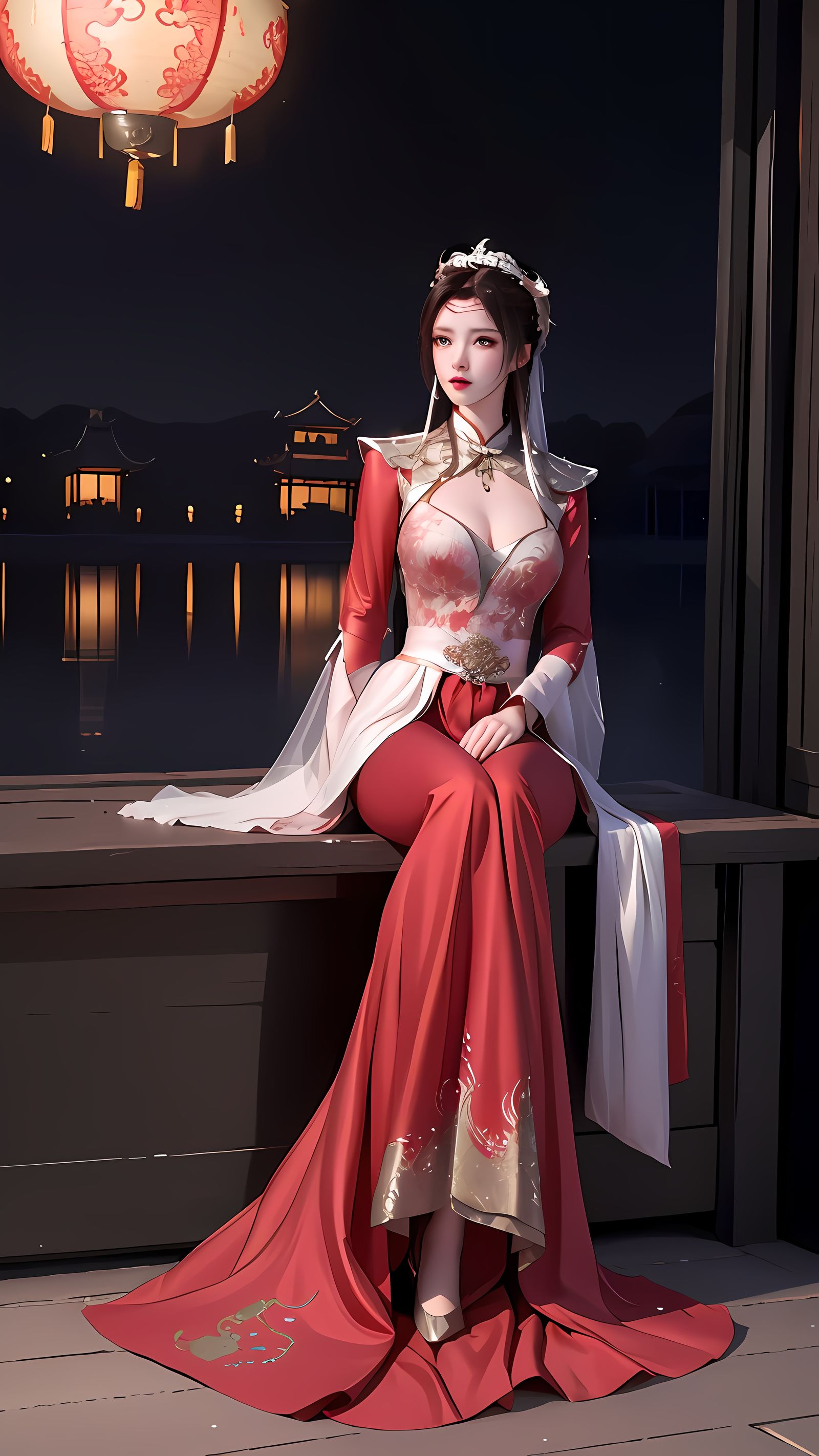 汉服新娘系列七插画图片壁纸