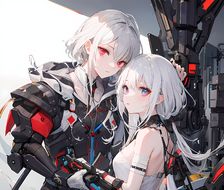 少女机械师3-二次元白发红瞳