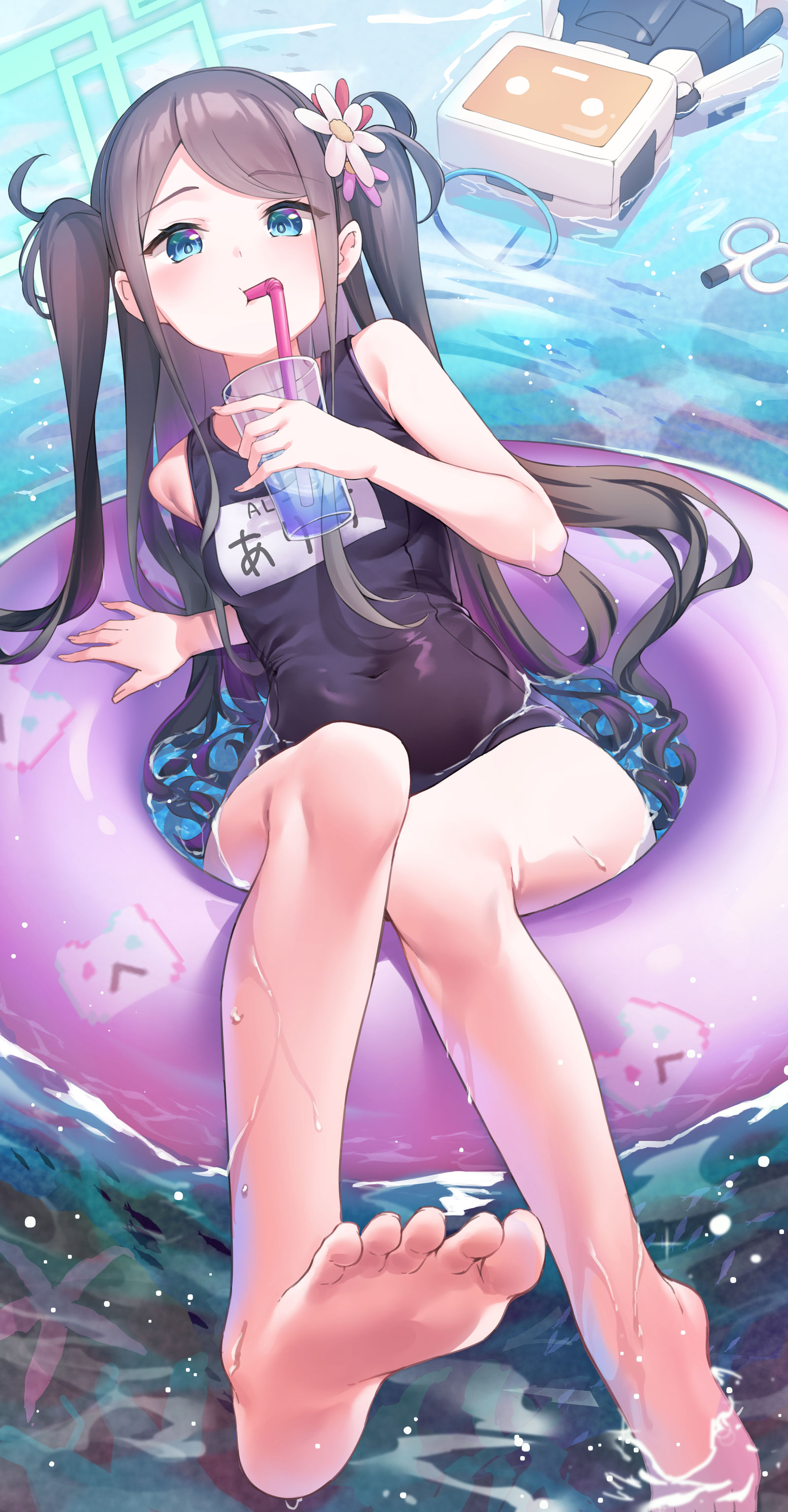 爱丽丝④泳装插画图片壁纸