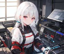 少女机械师7-二次元白发