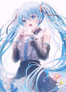 初音未来插画图片壁纸