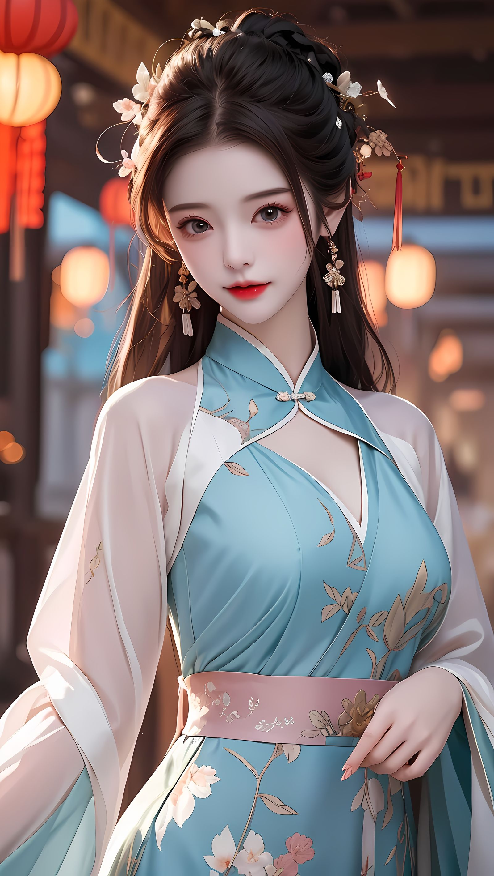 古风美人插画图片壁纸