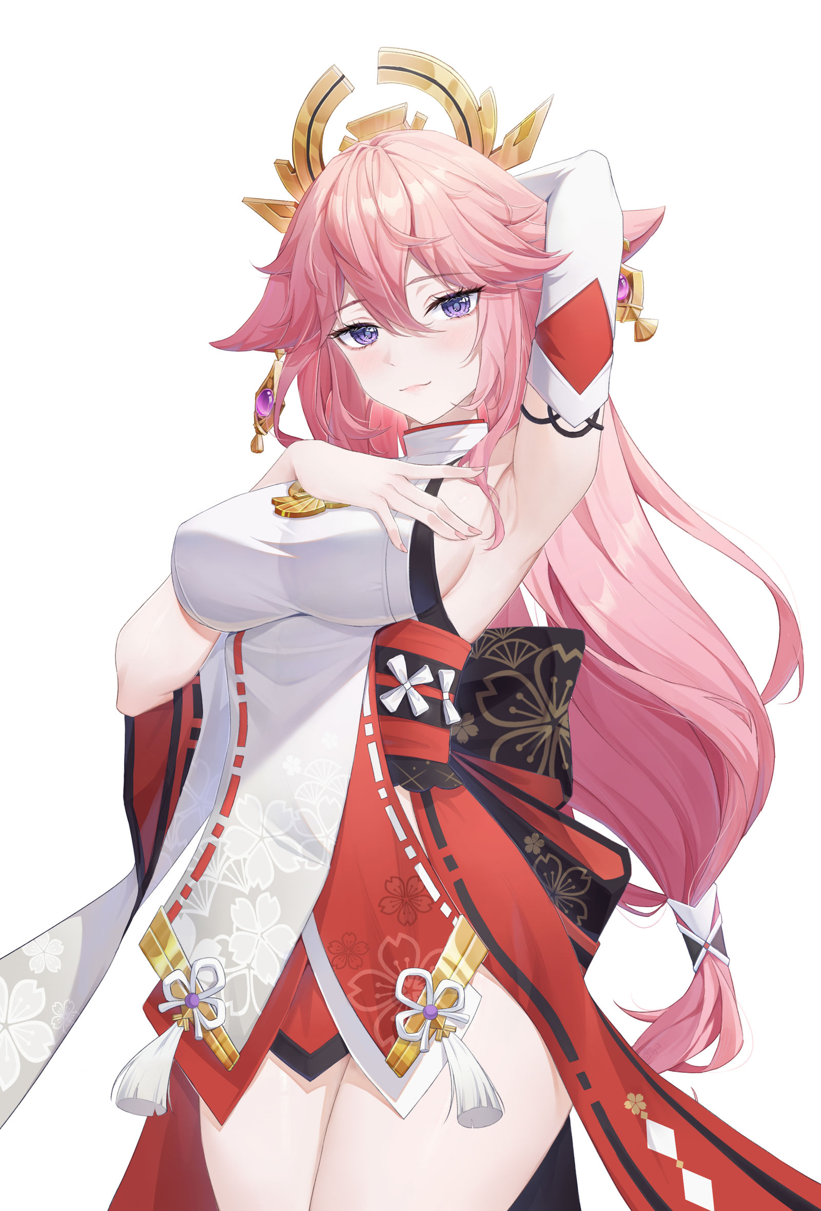 八重神子插画图片壁纸