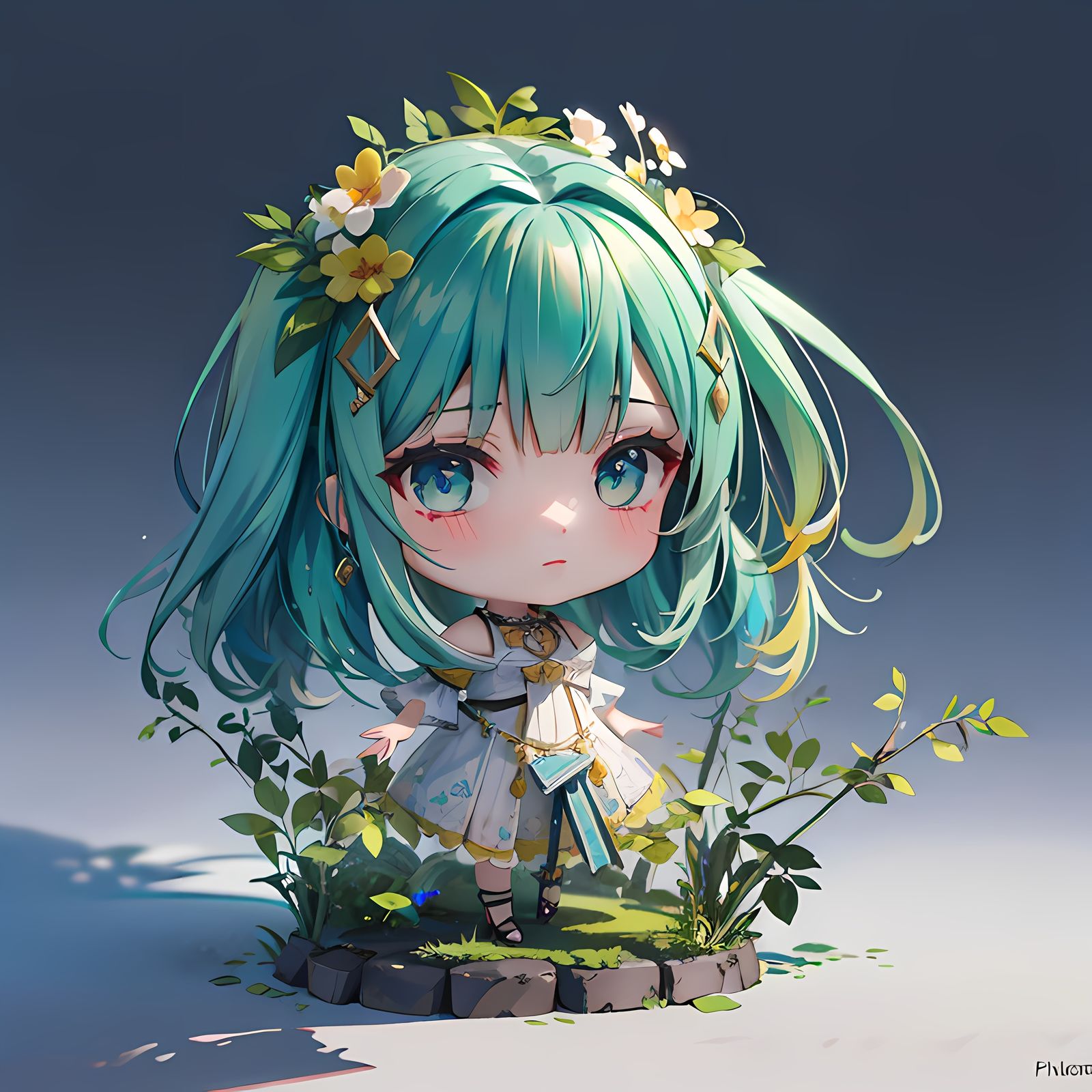 绿植娘手办人偶2-盲盒手办二次元