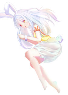 梦幻兔兔插画图片壁纸