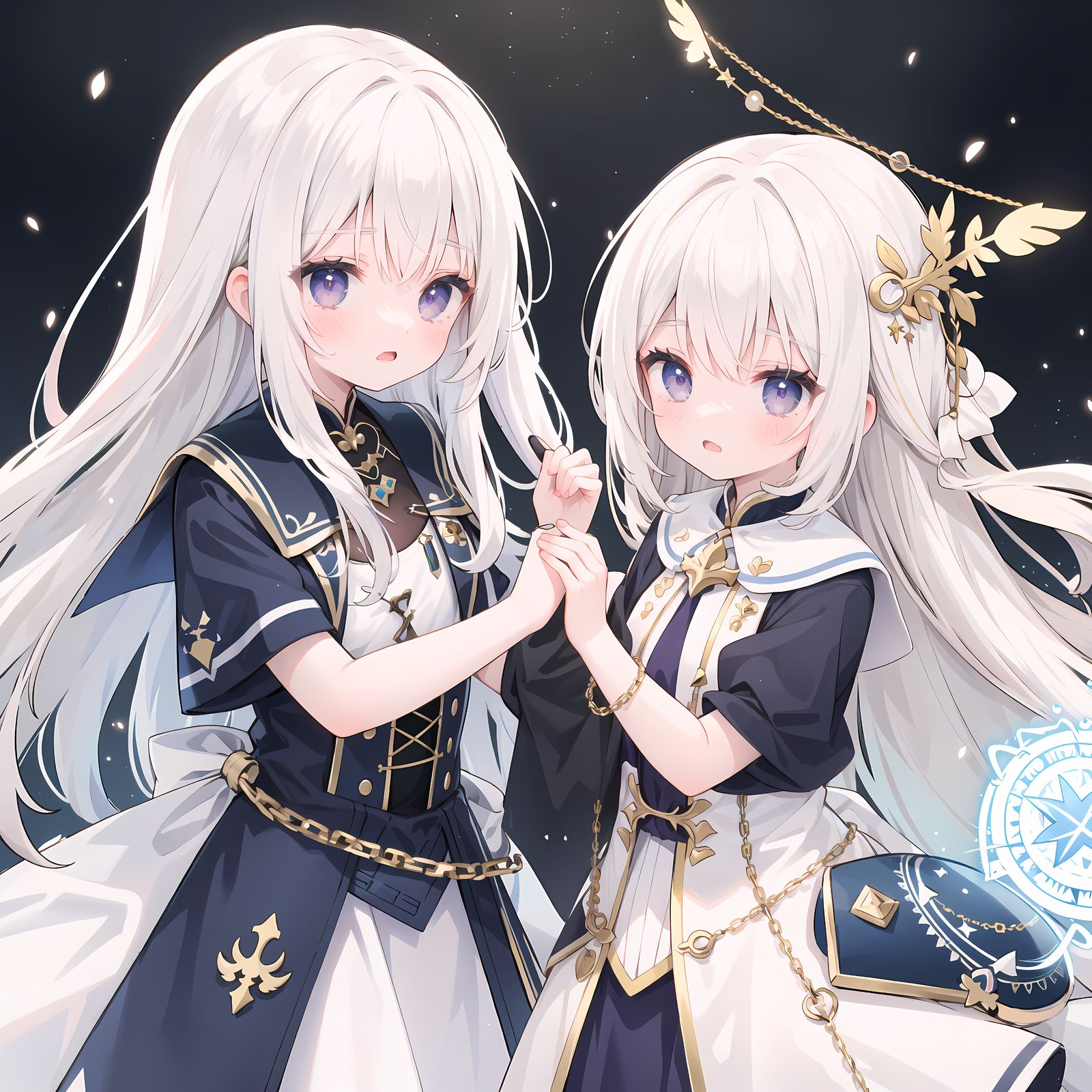 白发萝莉插画图片壁纸