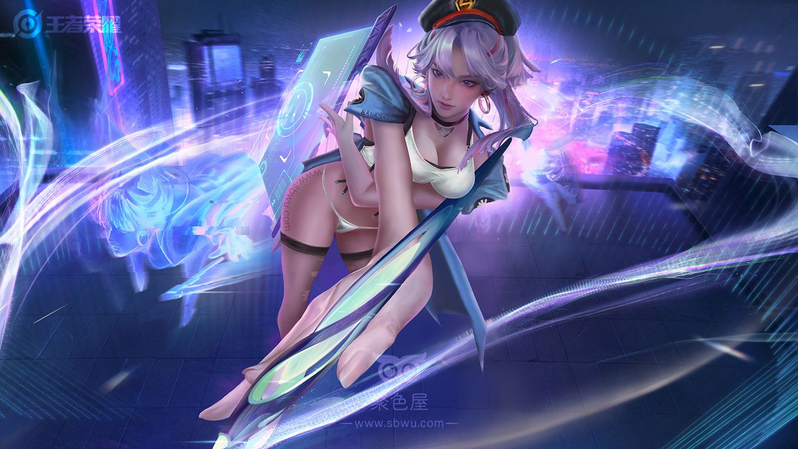 王者荣耀:上官婉儿·天狼绘梦者去衣图