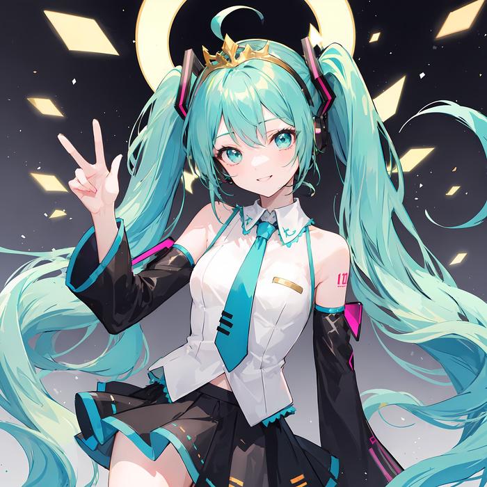 初音未来插画图片壁纸