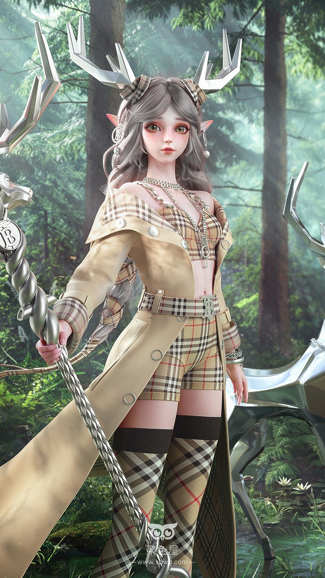 王者荣耀:瑶·自然之灵去衣图