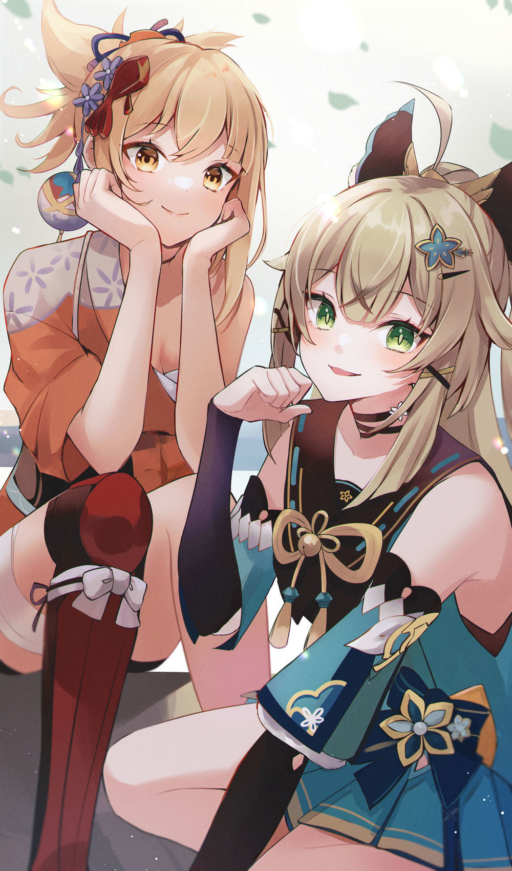 触站网提供原神美图合集-原神泳装图片壁纸浏览,此图片壁纸由p站画师