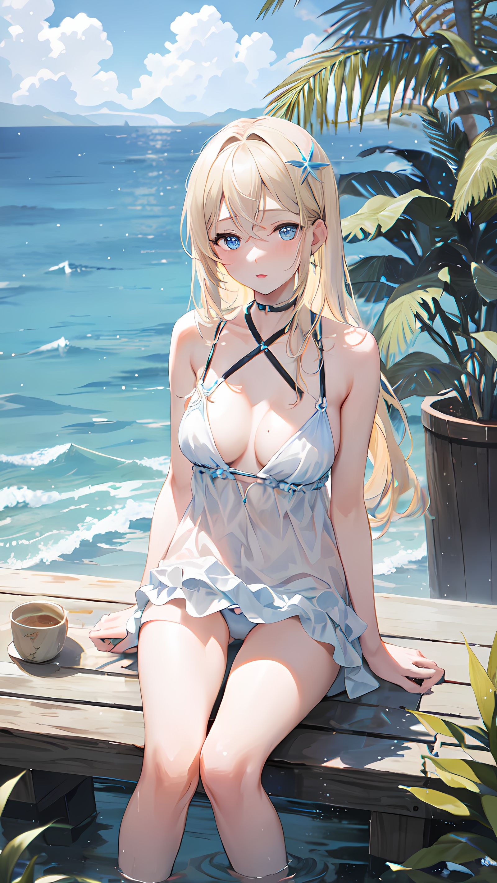 泳装小姐姐～-al绘画Al#二次元