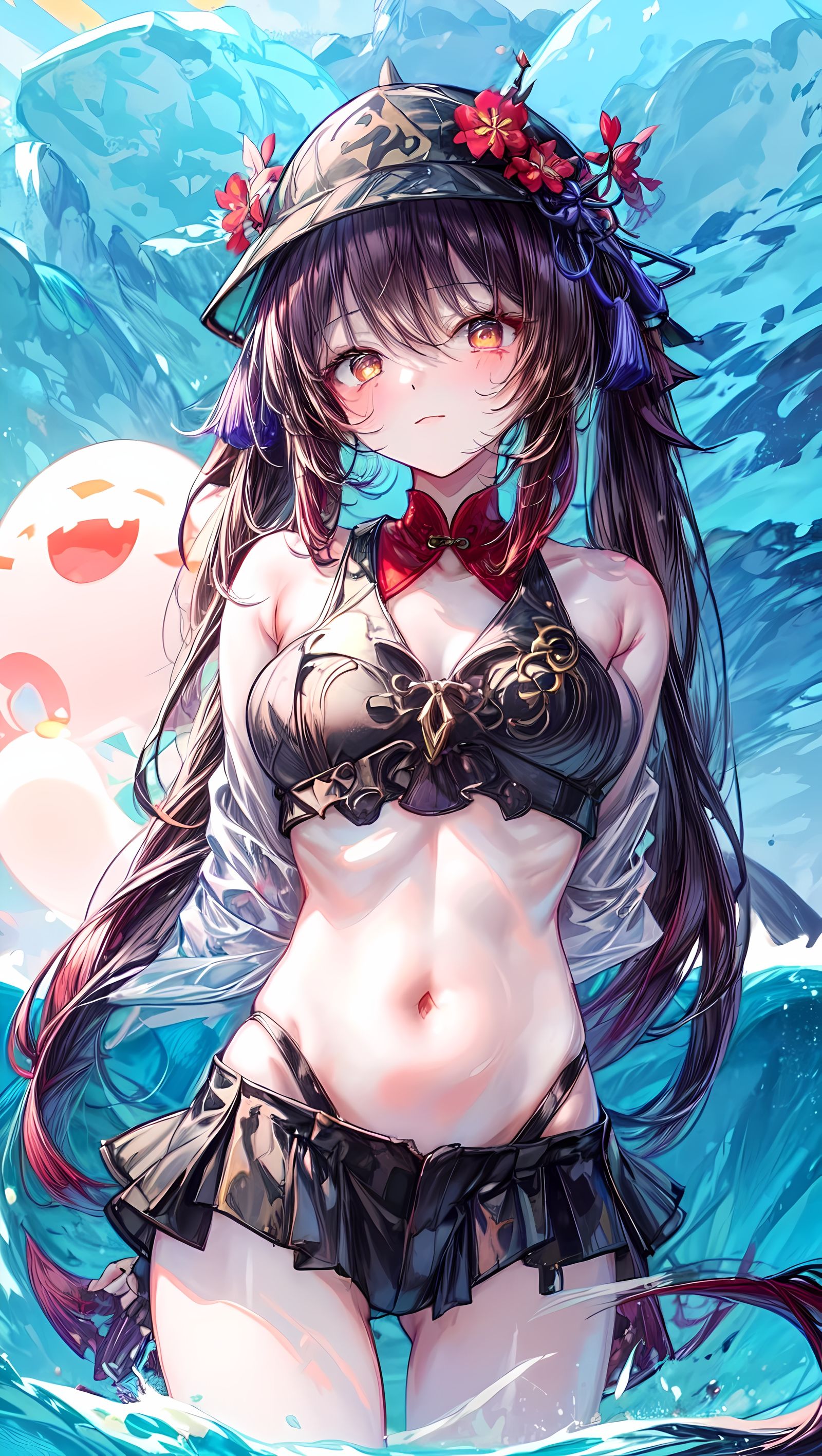 胡桃AI插画图片壁纸