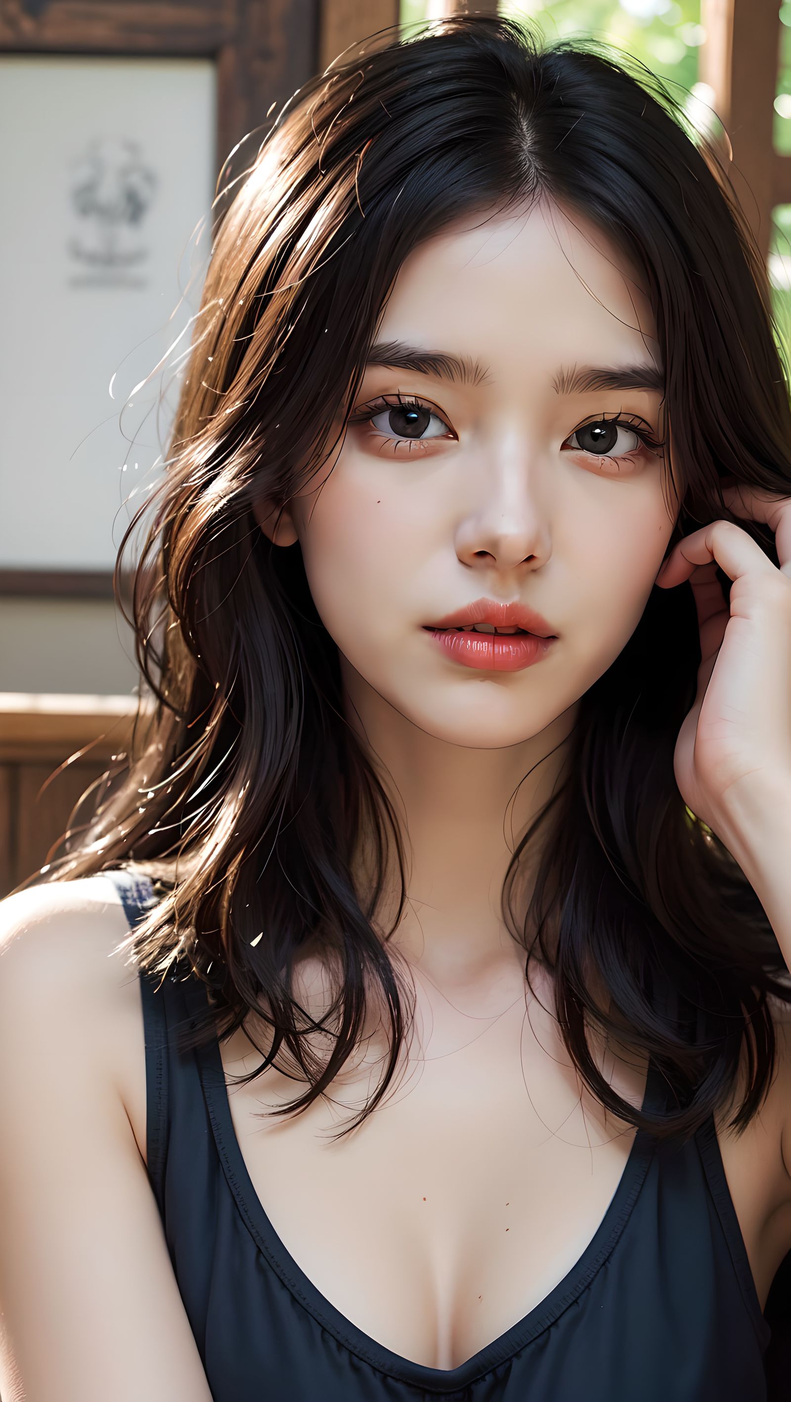 日常美女-真人写实美女