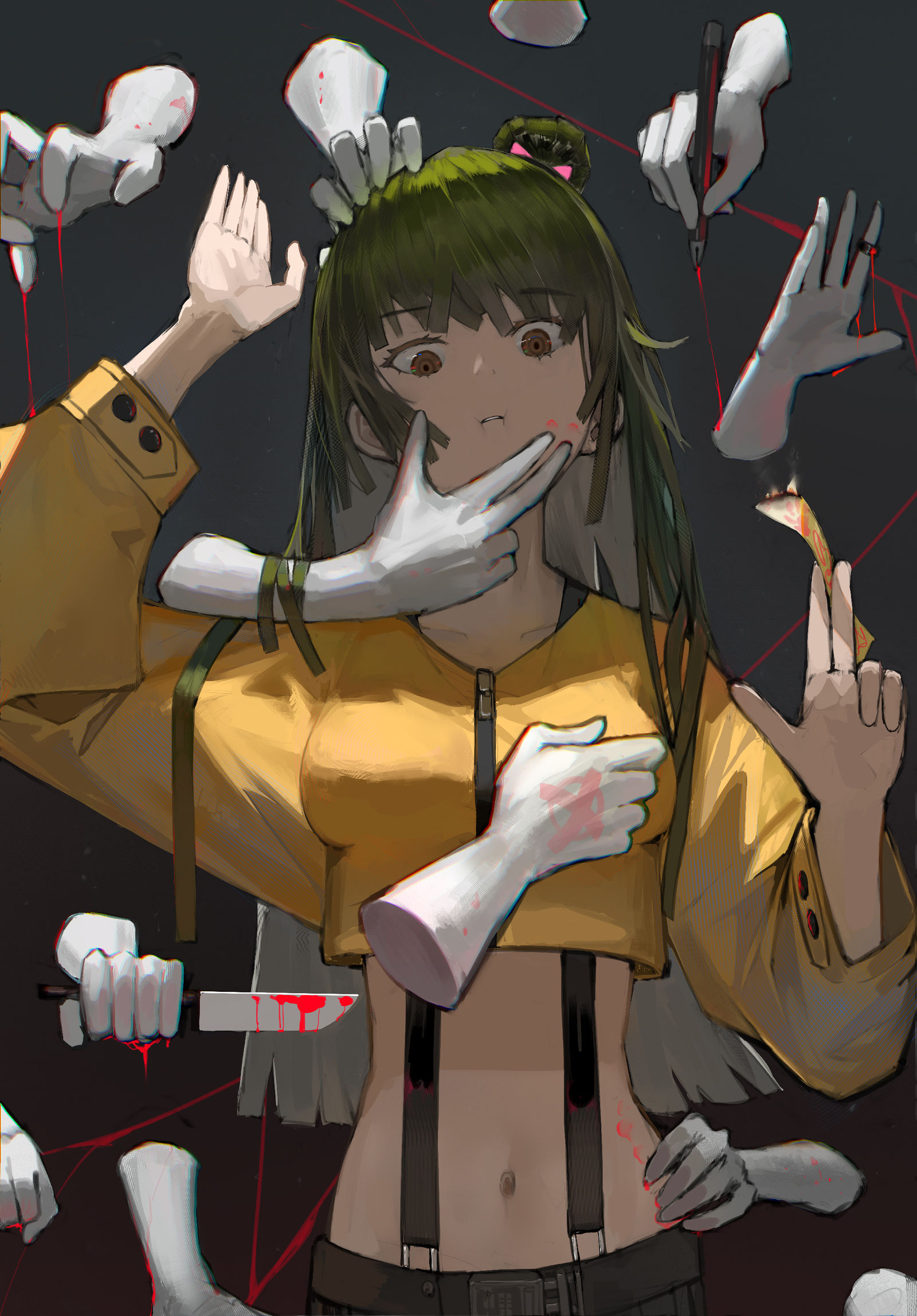 躲手-少女手