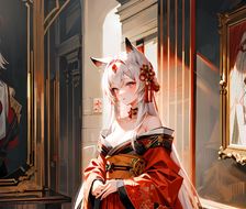 狐仙-日系唯美人像狐耳