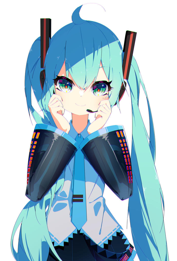 Miku插画图片壁纸