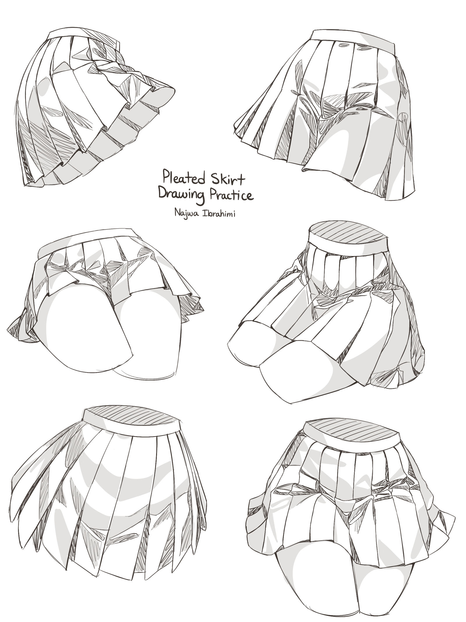 Pleated Skirt References