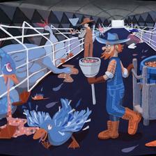 这是我做的一本关于“反对鹅肝”的绘本，因为鹅肝的制作过程非常残忍。（绘本《残忍的美味》）插画图片壁纸