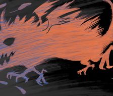 这是我做的一本关于“反对鹅肝”的绘本，因为鹅肝的制作过程非常残忍。（绘本《残忍的美味》）