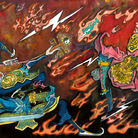 这是我制作的封神演义相关的插画——黄天化大战魔家四将