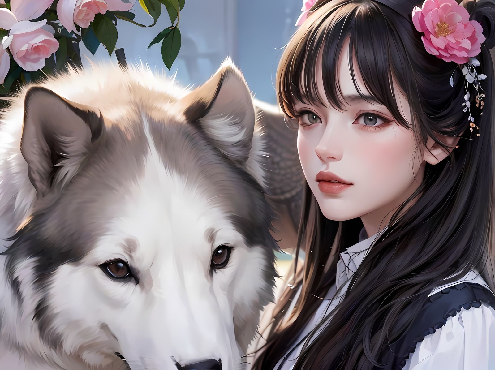 美女与野兽（她家的宠物二哈）