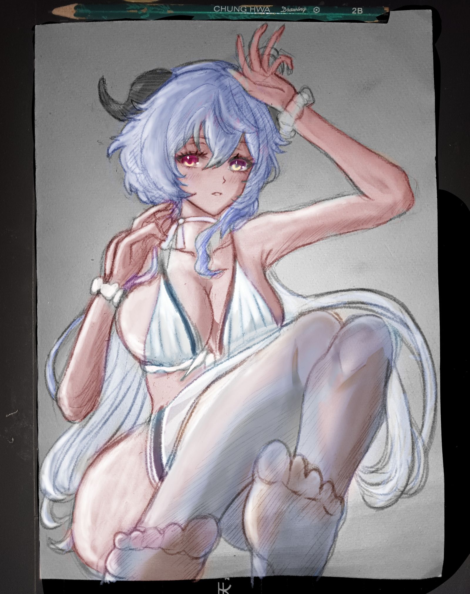 手绘甘雨-原神甘雨