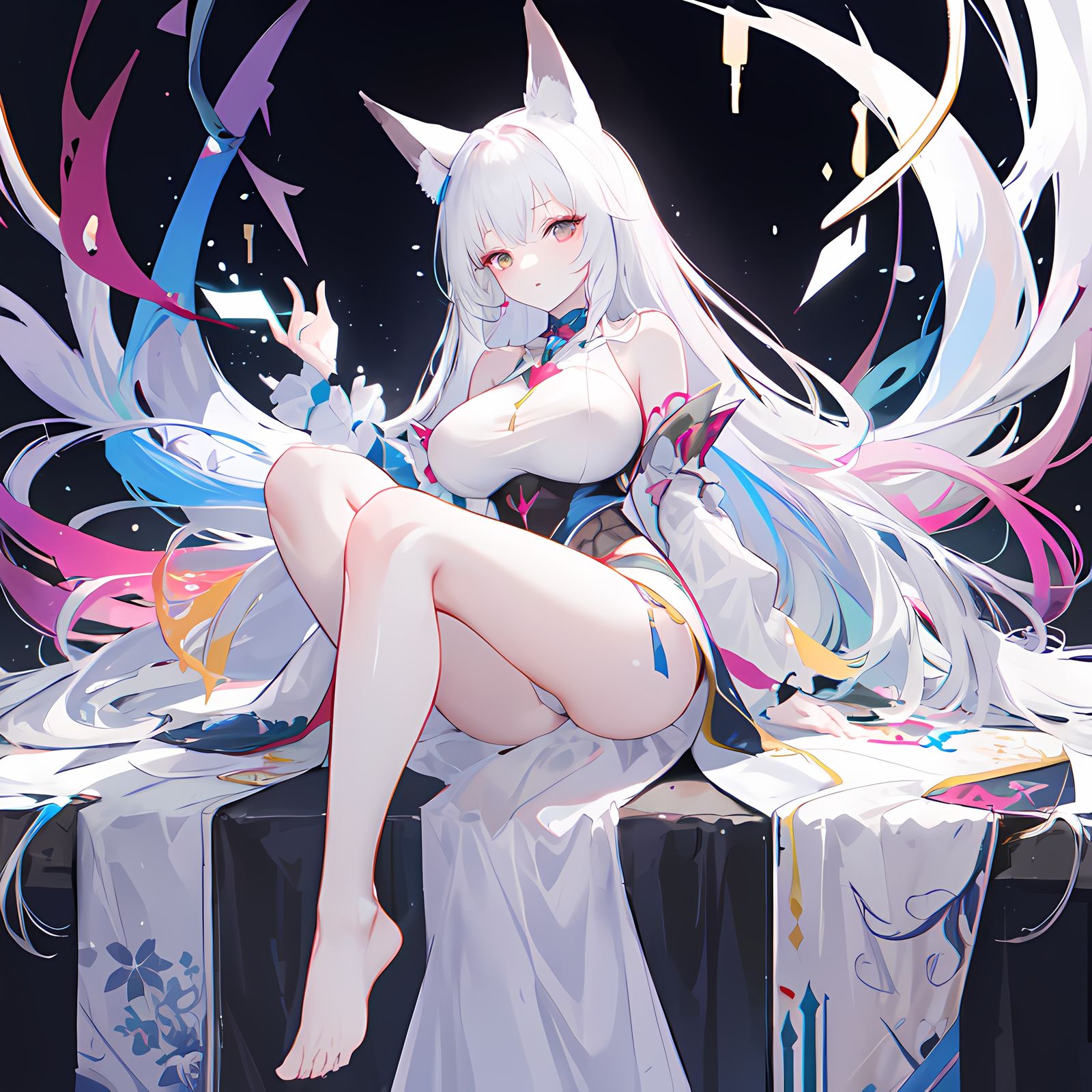 狐耳少女头像同人高清图