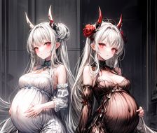 恶魔双胞胎姐妹-二次元恶魔