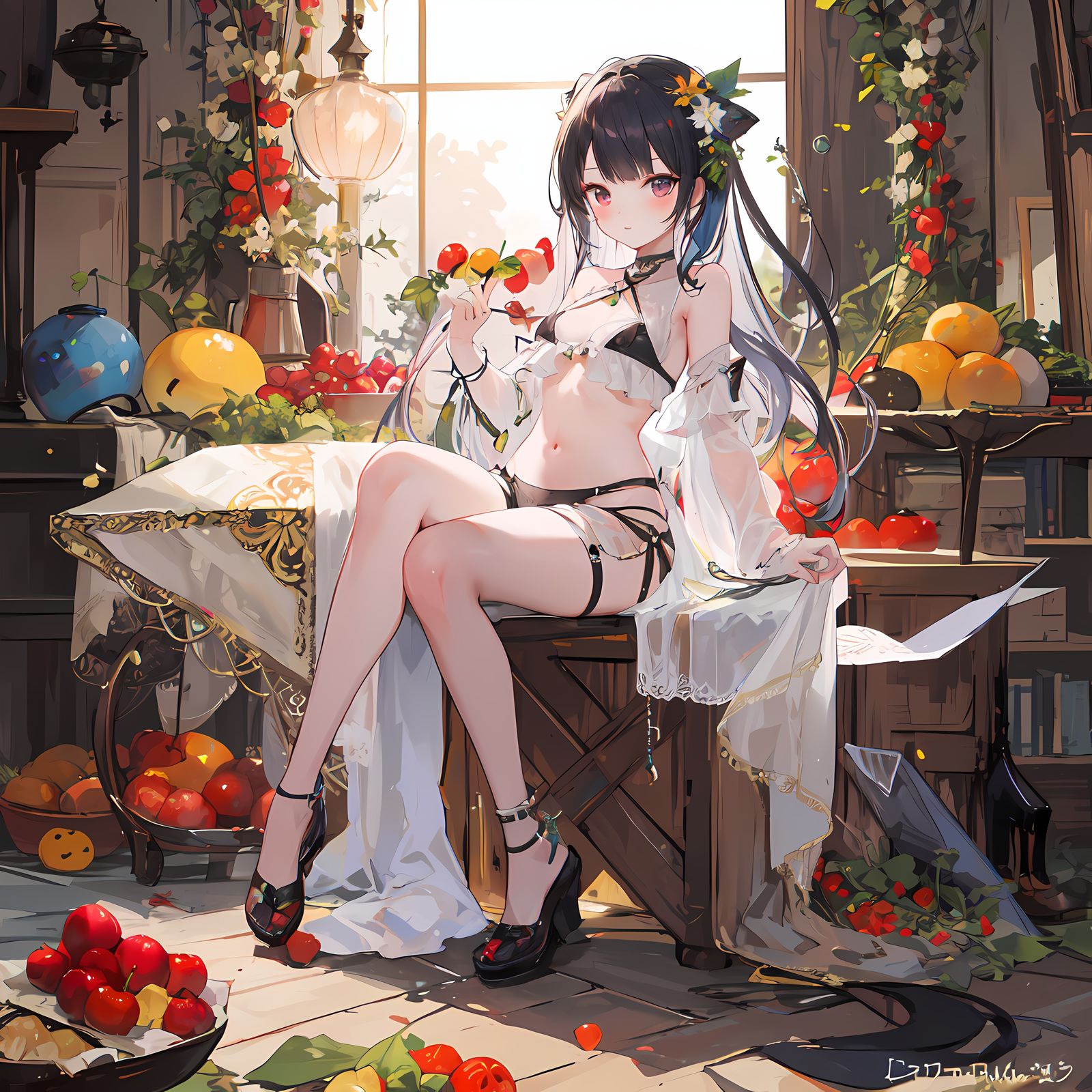 果体美少女头像同人高清图