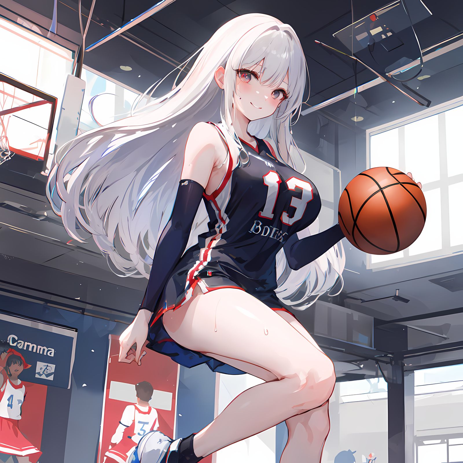 篮球少女-二次元篮球少女
