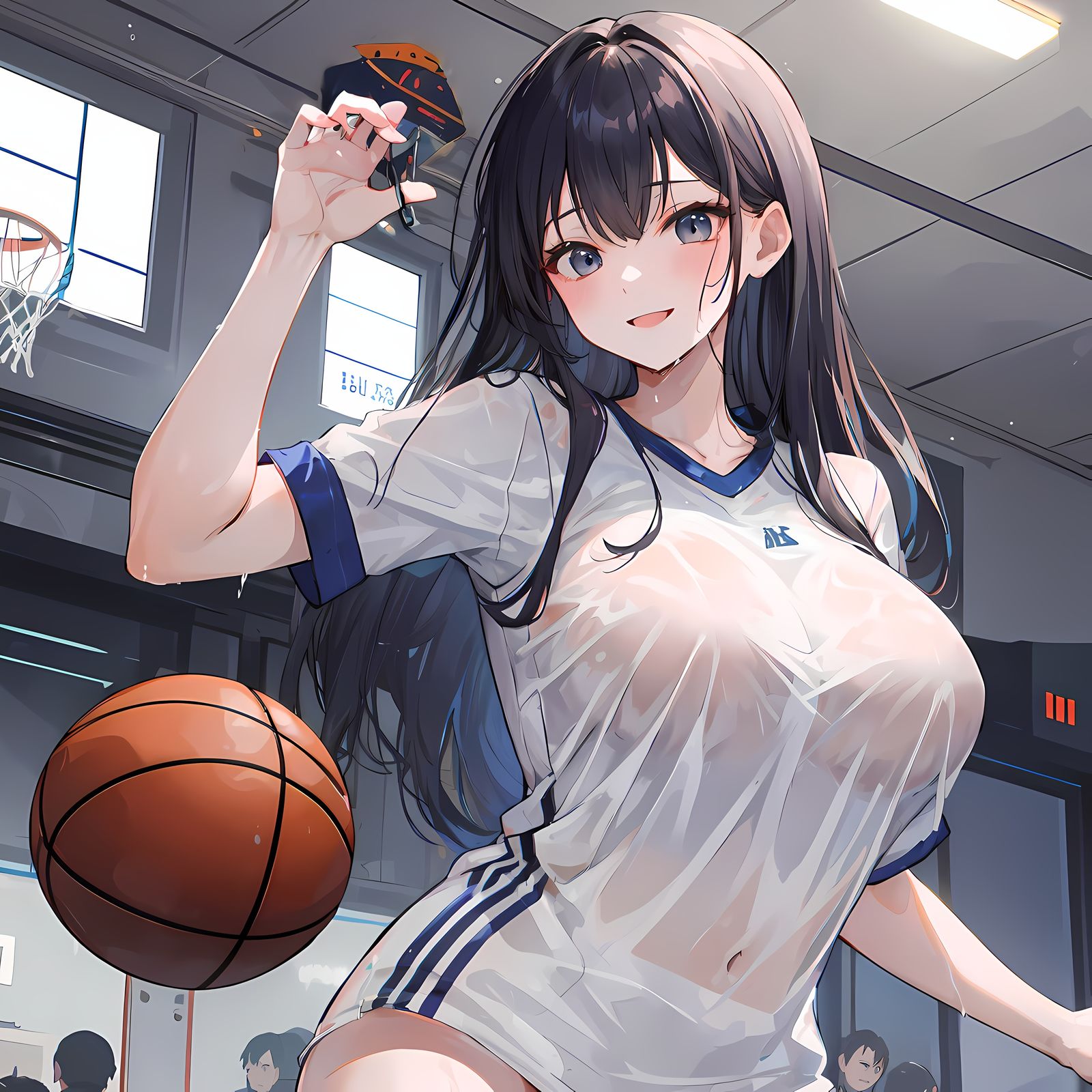篮球少女-二次元篮球少女