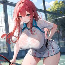 网球少女头像同人高清图