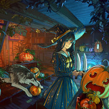 Pumpkin Season插画图片壁纸