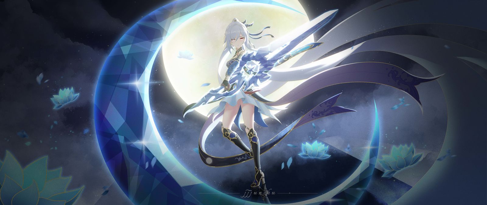 镜流同人壁纸转魄版静态补充（其他版本可去我主页查看）插画图片壁纸