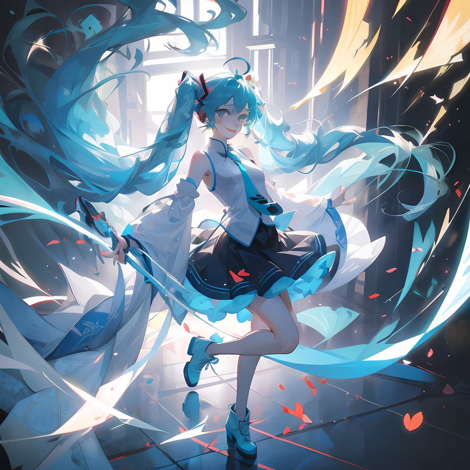 初音未来插画图片壁纸