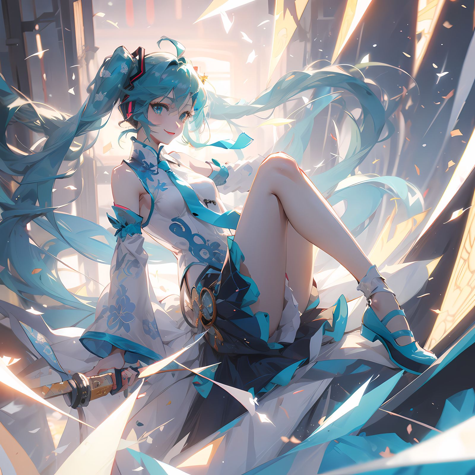 初音未来插画图片壁纸