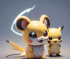 Pikachu-盲盒手办宝可梦