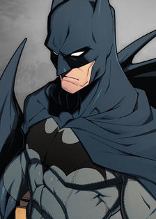 蝙蝠侠头像同人高清图