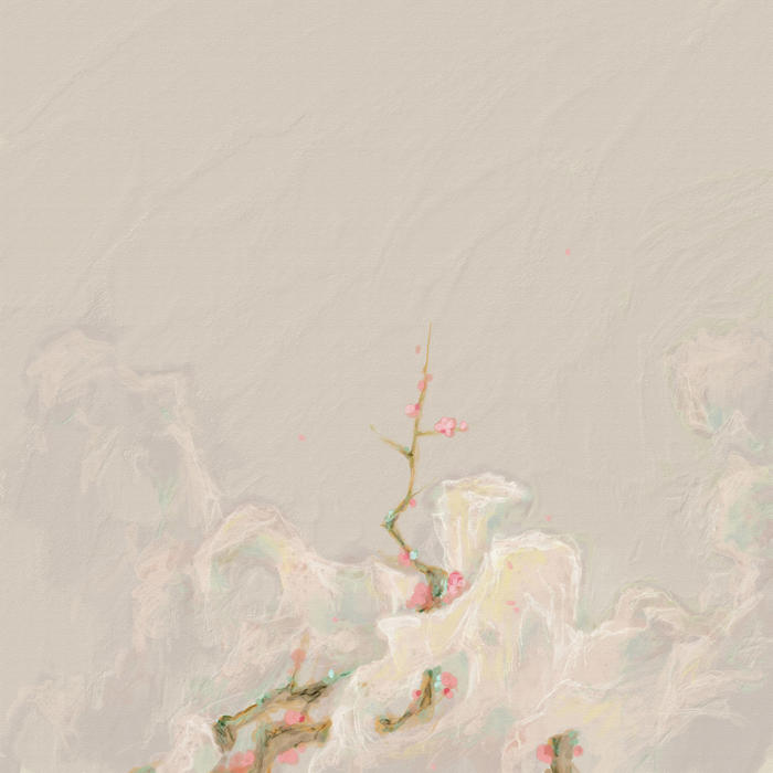 梅兰竹菊插画图片壁纸