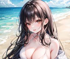 沙滩上的女孩-二次元巨乳