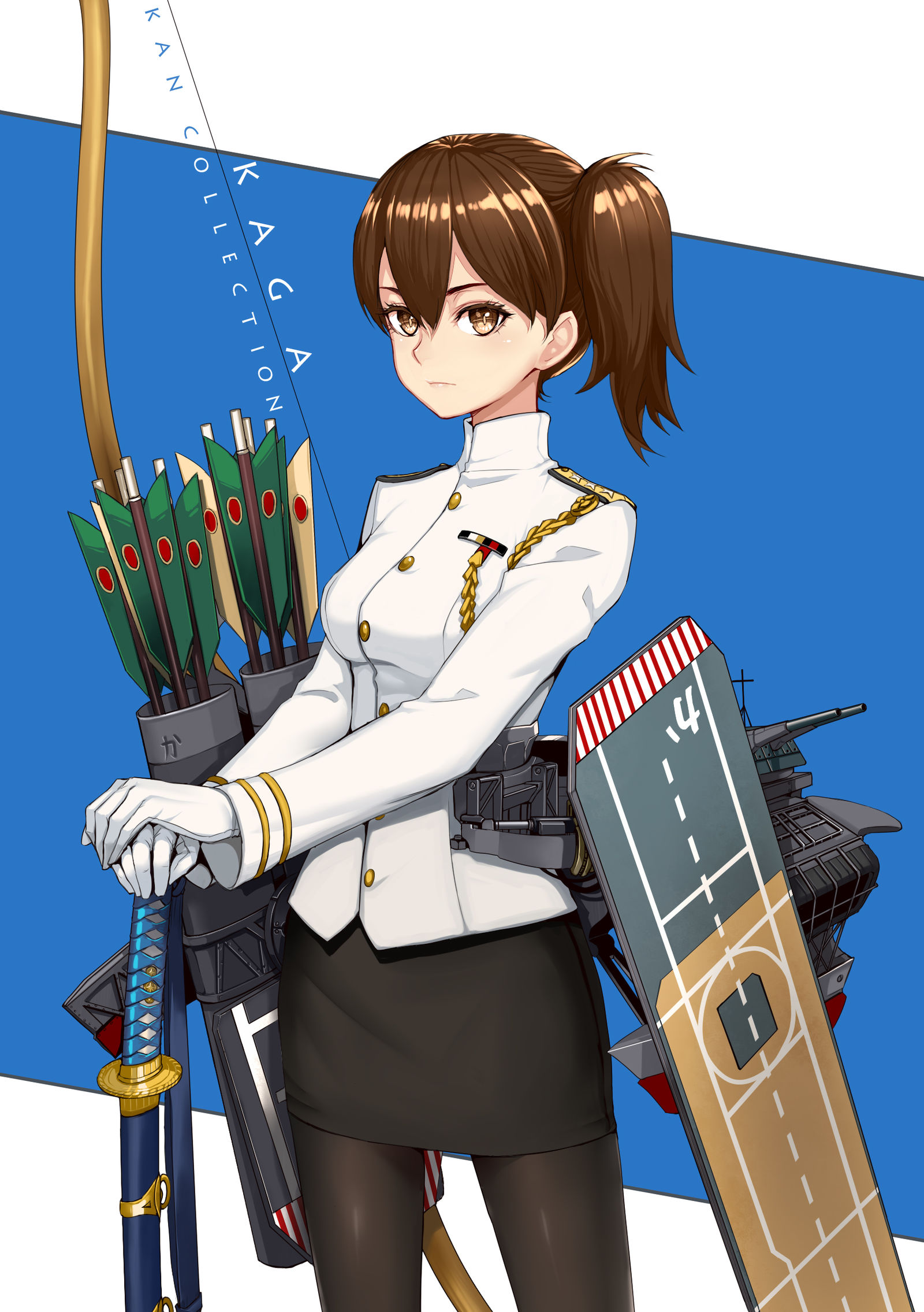 加賀 観艦式插画图片壁纸