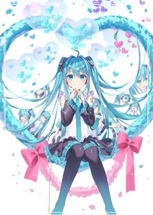 大家最喜欢初音未来！！插画图片壁纸